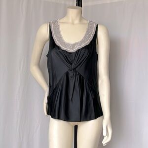 MAGASCHONI SILK TOP AND BEADING TOP